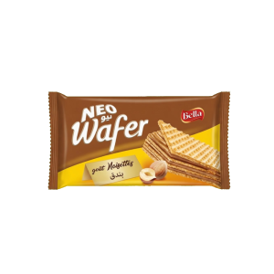 Neo Wafer Noisettes - gaufrette Bella Biscuiterie